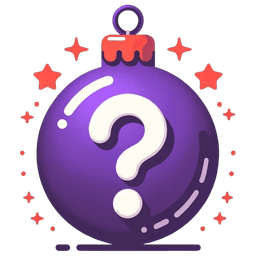 Adventrivia logo - a purple christmas bauble containing a bold white question mark